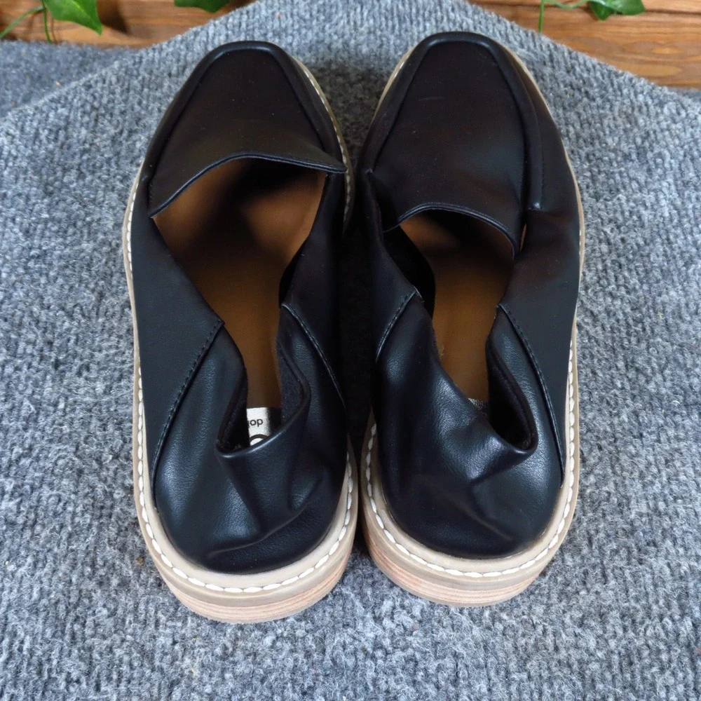 DV Dolce Vita Flirty Women Loafers Size 7 Work Office Black Synthetic Leather